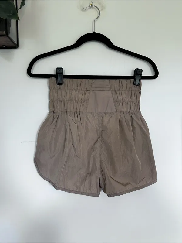 Free People Movement The Way Home Elastic Waist High Rise Athletic Shorts Small - Image 2