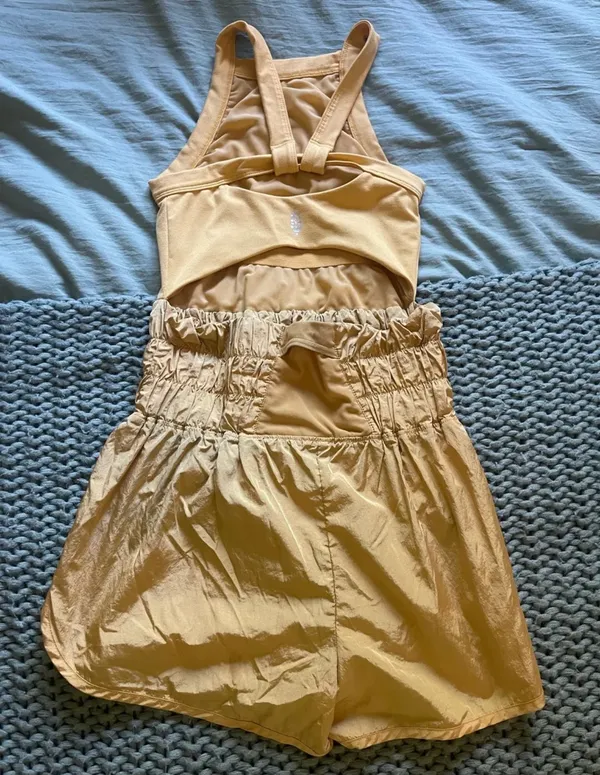 Free People Yellow Romper Onesie - Image 2