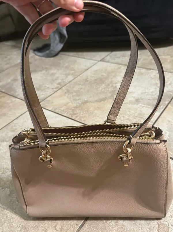Coach Crossgrain Leather Mini Christie Carryall Handbag - Image 8