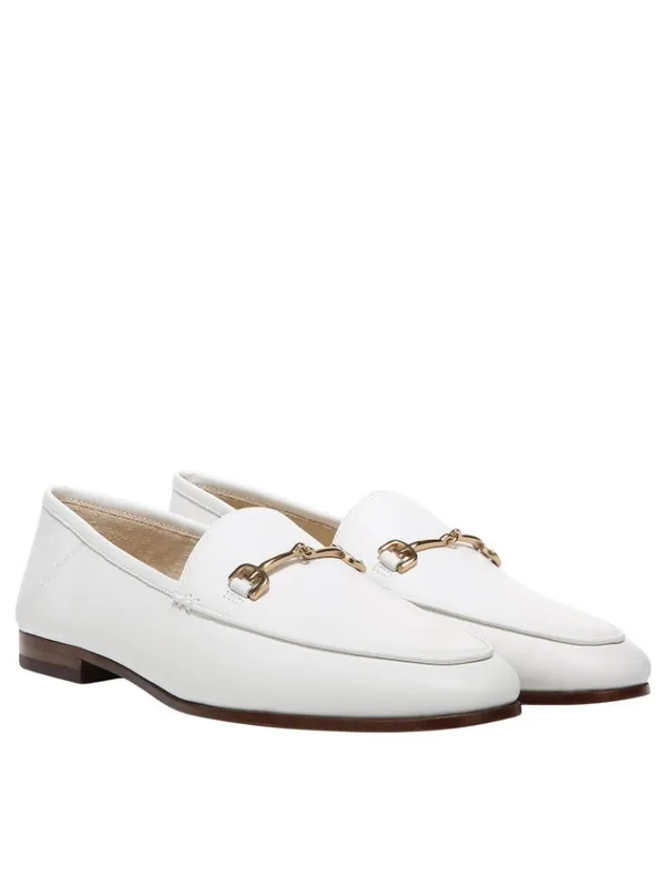 Sam Edelman Womens Loraine Almond Toe Loafers E8519LU Bright White 9M - Image 13