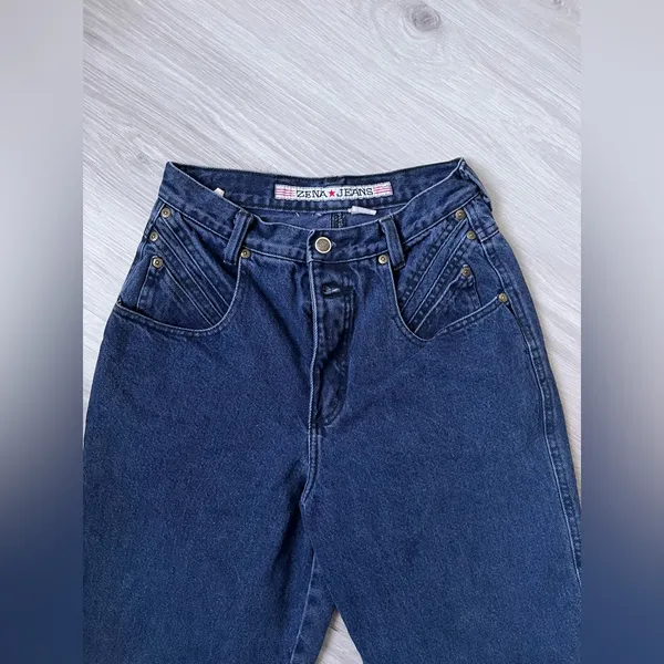 ZENA Women's Blue‎ Jeans Blue Size 8 - Image 2