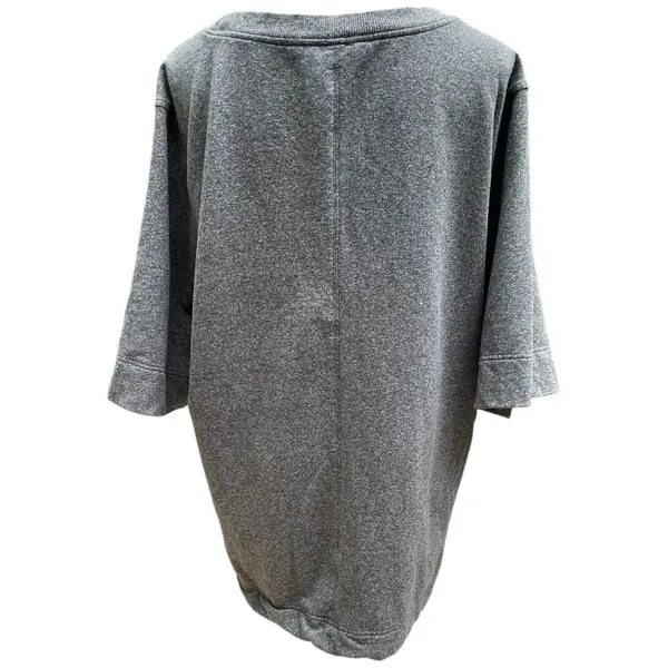 Lululemon Half Sleeve Gray Tunic Sweatshirt Size 10 M/L Loungewear Drawstring - Image 3
