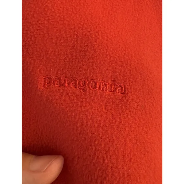 Patagonia Fleece Scarf 13x33” Red Camping Hiking Outdoors Warm Rectangle‎ Warm - Image 2