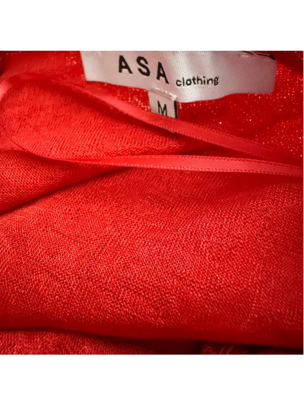 Shiny sparkle red dress ruched midi bodycon padded bra cocktail homecoming NWOT - Image 8