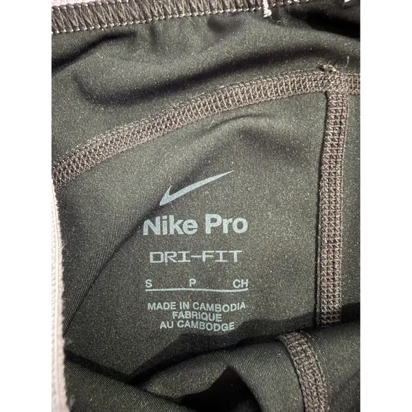 Nike Pro Dri-FIT Women Black Lavender Purple Compression Shorts 3in Inseam S - Image 4