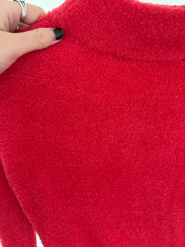 Double Zero Red Sweater Cropped - Image 4