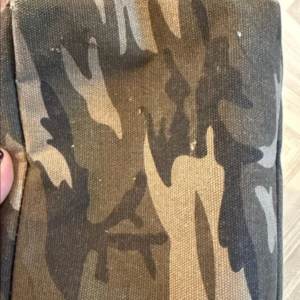 Koala Kanvas Camouflage Canvas Tote Bag – Black Glitter Star - Image 7