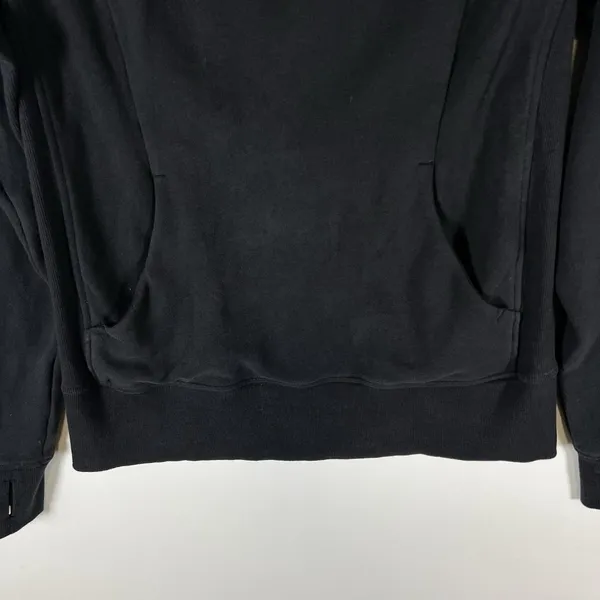 Lululemon‎ Women's Floral Flock Pullover Black Mock Neck Sweatshirt Back Size 10 - Image 10