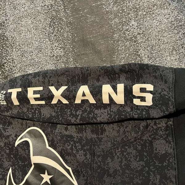 Womens M Fanatics Houston Texans NFL Tonal Gray Camo Pullover Sweatshirt - Image 4