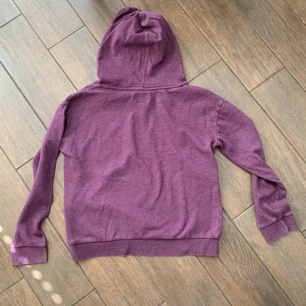 American Eagle Logo Purple Pullover Hoodie Sweatshirt sz L Y2K - Image 5