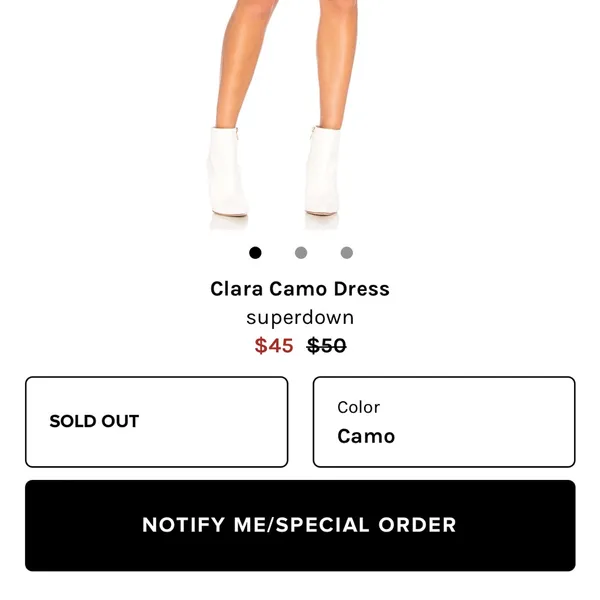 superdown Clara Camo Dress - Image 5