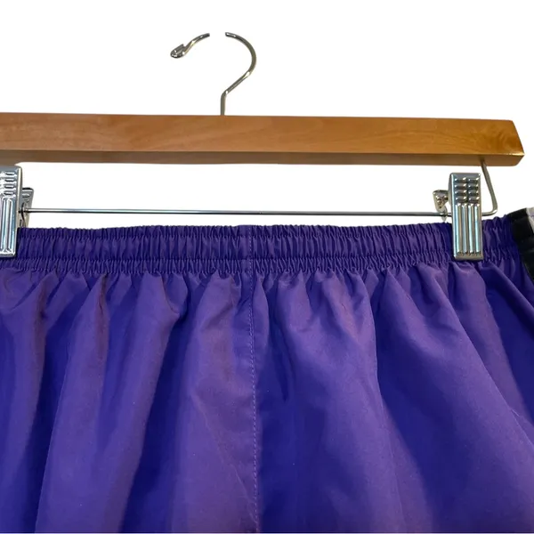 NIKE Dri-Fit Purple/White Brief-Lined Athletic Running Shorts - Size Medium - Image 4