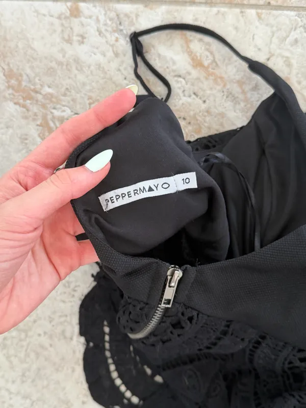 Peppermayo Black Dress - Image 4