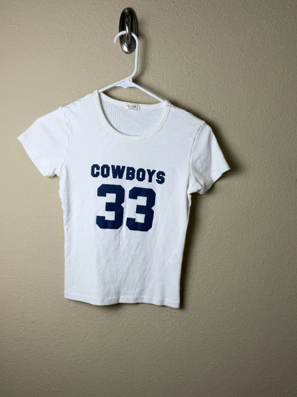 Brandy Melville JOHN GALT Cowboys T Shirt Top One Size - Image 2