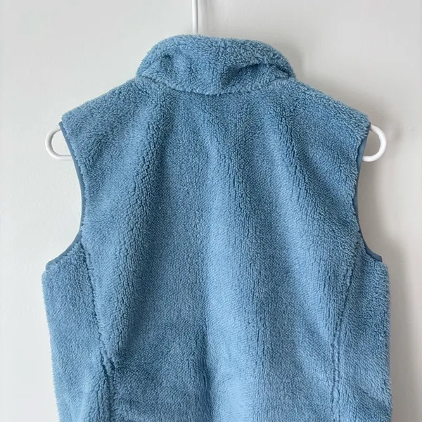 Columbia Painted Sky EXS Fleece Vest Blue Full Zip Outdoor Warm Activewear - Image 7