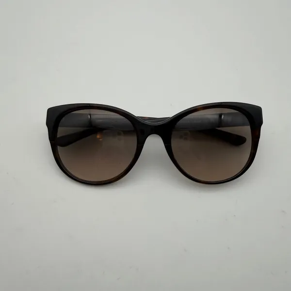 Tory Burch Dark Tortoise Cat Eye Sunglasses Preppy Classic Quiet Luxury Designer - Image 3