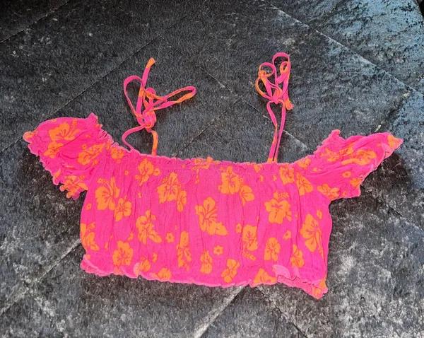 Garage Pink And Orange Top - Image 4