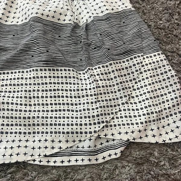 Madewell Mix Print Tulip silk Skirt size XS‎ - Image 7
