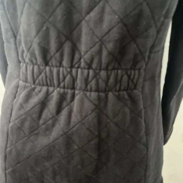 The North Face Caroluna Jacket Womens S Black Full Zip Fleece Lined Quilted Coat - Image 6
