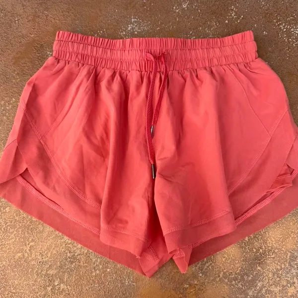 Target Halara Blue Mid Rise Drawstring Contrast Mesh 2-in-1 Flowy Running Shorts 3'' sz s #activewear #gymrat #runclub - Image 4