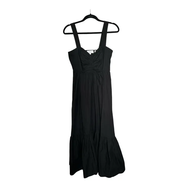 NWT A.L.C. Lilah II Cotton Midi Dress Black - Size 4 (Original Price $495) - Image 5