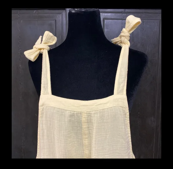 Billabong Soft Yellow romper - size Large / New w/tag - Image 8