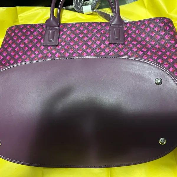 VERA BRADLEY Geometric Purple and Pink Tote Gorgeous like NEW!!never used - Image 13