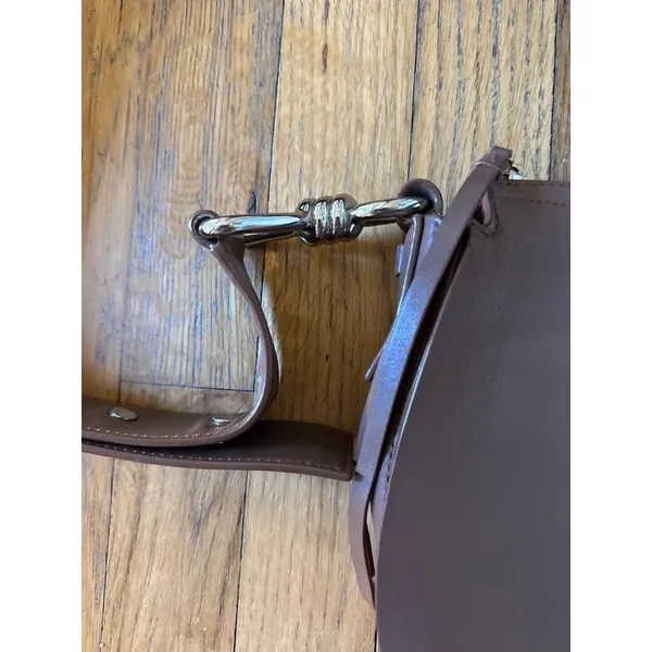 AllSaints brown leather crossbody - Image 3
