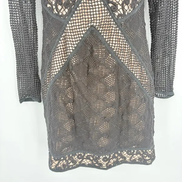 Blessed are the Meek Barbados Crochet Mini Dress Sz 0 Whimsigoth HOCO Festival - Image 5