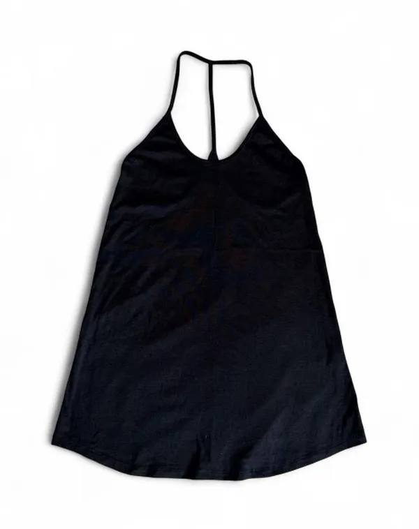 SHEIN Black Halter Mini Dress – Size S - Image 3