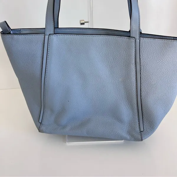 Michael Kors Whitney‎ Pebbled Leather Tote Pale Blue - Image 3
