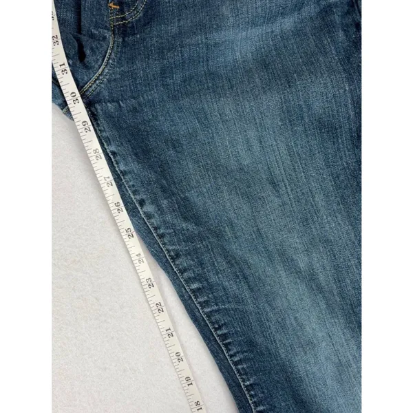 Levi's 515 Bootcut Jeans Women's 12M (32x30) Dark Wash Flap Pockets Western Y2K - Image 6