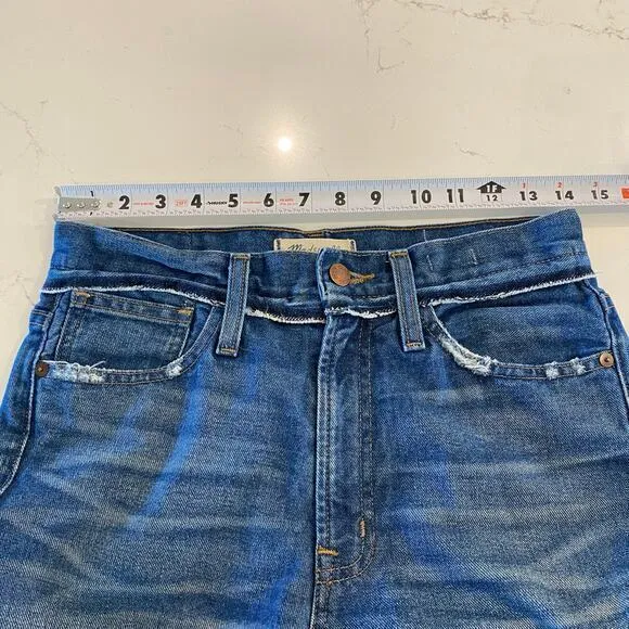 Madewell Retro Crop Bootcut Distressed Jeans Size 25 Tall‎ - Image 10