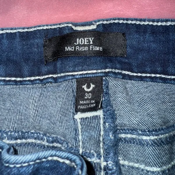 True Religion JOEY Mid Rise Flare Jeans Women's Size 30‎ NWOT - Image 2