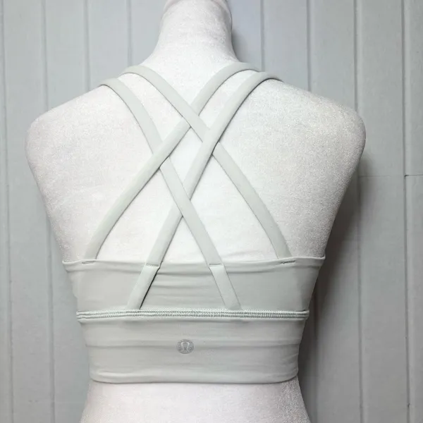 Lululemon Strappy Back Crop‎ Sports Bra Top Yoga Size 4 - Image 4