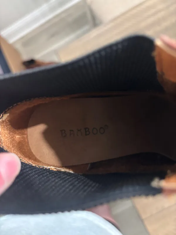 Bamboo Brown Leather Booties - Image 8