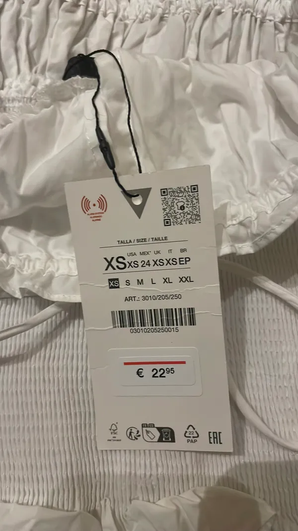 White ZARA Top - Image 3