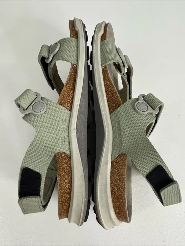 Birkenstock Kalahari Birko-Flor Futura Khaki Sandals Size 40 US 9-9.5 - Image 5