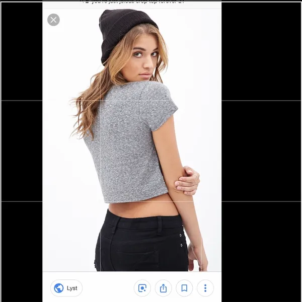 F21 you’re just jealous crop top Sz S - Image 4