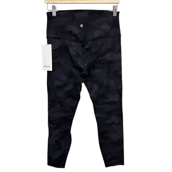 Lululemon Align High-Rise Pant 25" size 10 Heritage 365 Camo Deep Coal Multi - Image 6
