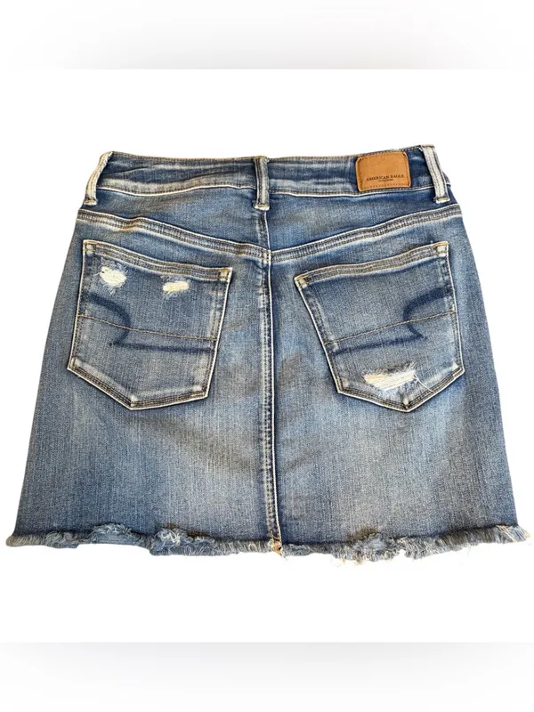American Eagle Denim Mini Skirt Next Level Stretch - Image 2