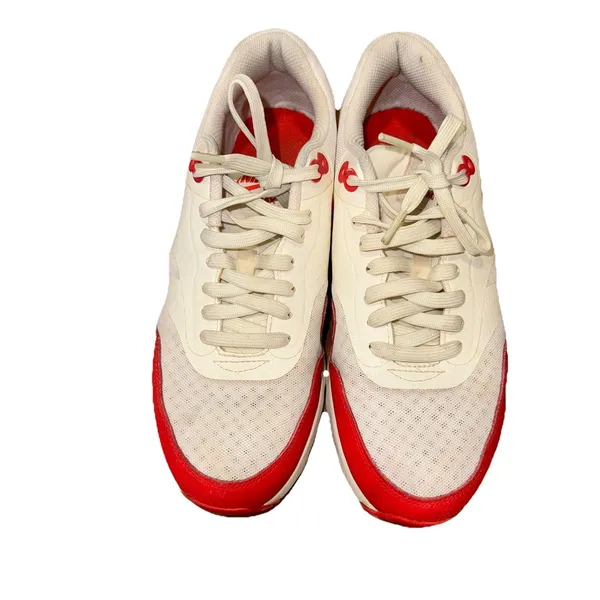 Nike Wmns 8.5 Air Max 1 Ultra Essential Challenge Red 704993-100 White Red - Image 7