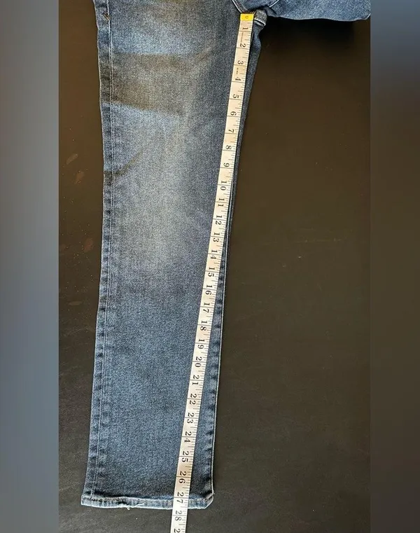 NWT Good American Good Legs Straight Jeans Blue Indigo478 Color High Rise Size 6 - Image 8