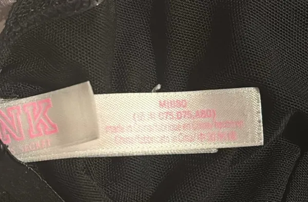 PINK black bralette Size undefined - Image 3