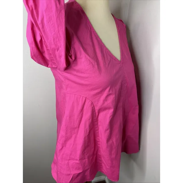 Tuckernuck Pomander Place Easton Blouse Hot Pink‎ Size Small - Image 7