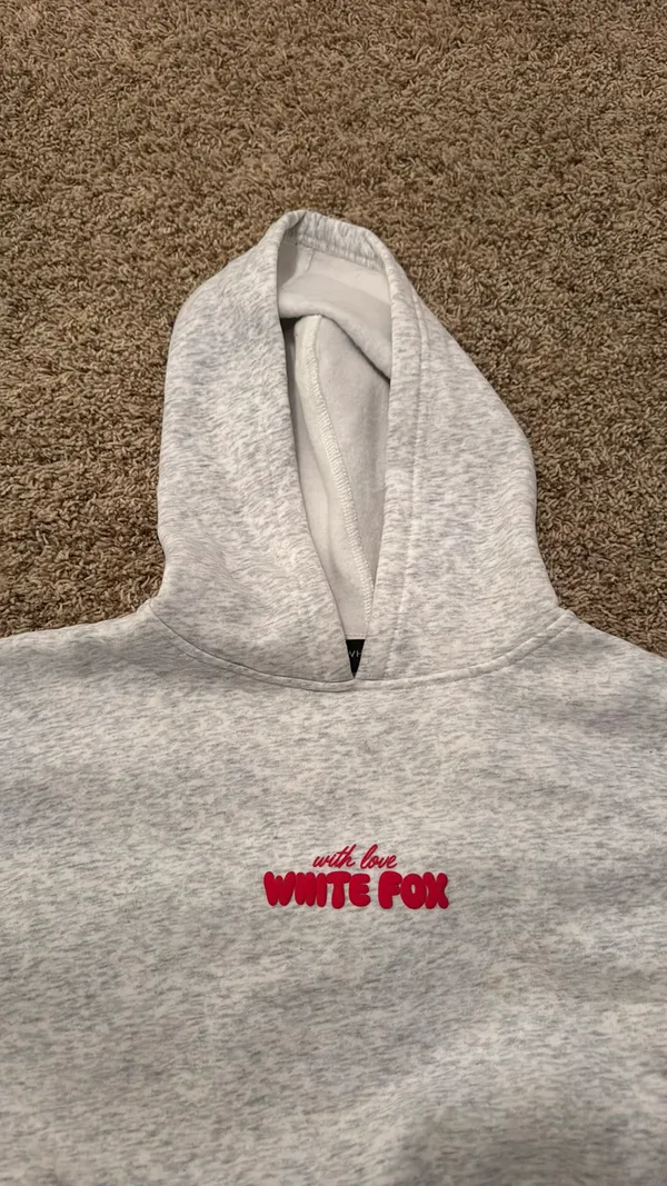 White Fox Boutique Cherry Hoodie XS/S - Image 4