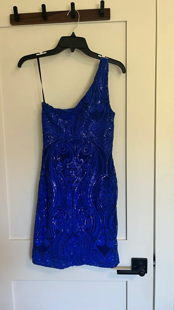 Royal Blue Dress Size M - Image 4