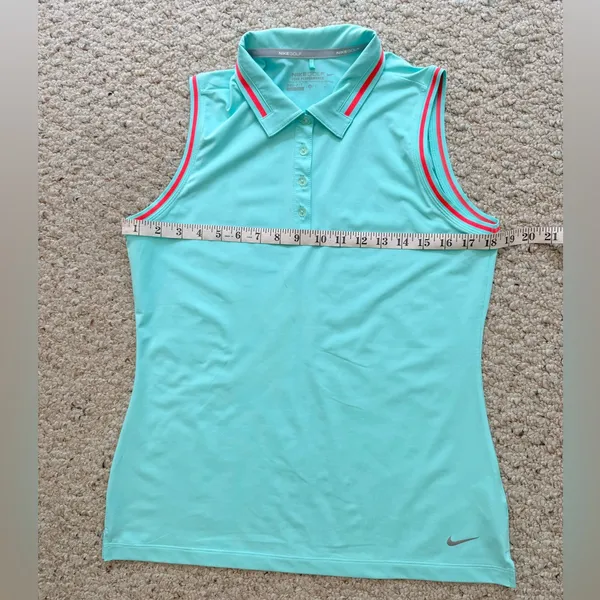NIKE Golf Tour Performance Sleeveless Polo Top - Image 4