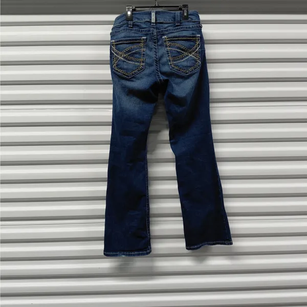 Ariat REAL Denim Womens Bootcut Jeans Size 31S Blue Western Cowgirl Equestrian - Image 2