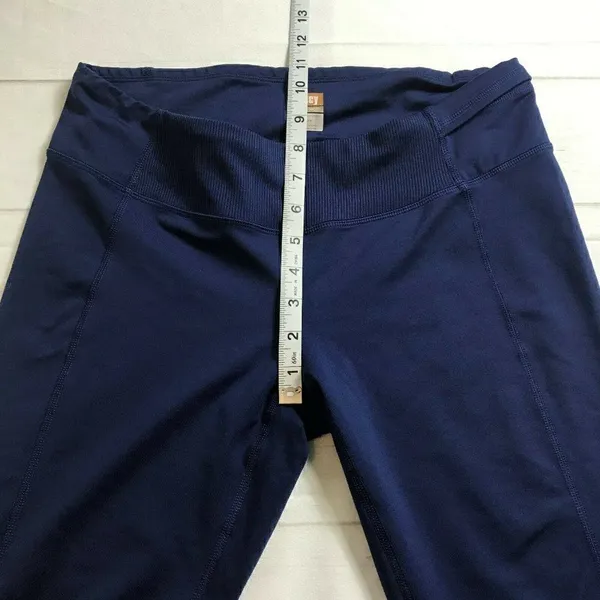 Lucy Womens Blue Skinny Leggings Pants Size Medium - Image 11